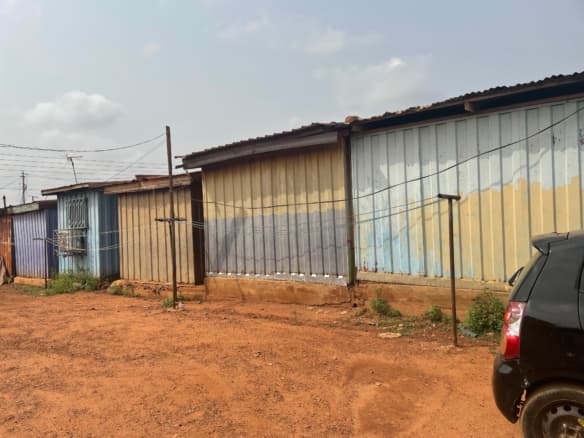 Uncompleted storey building on a one plot of land